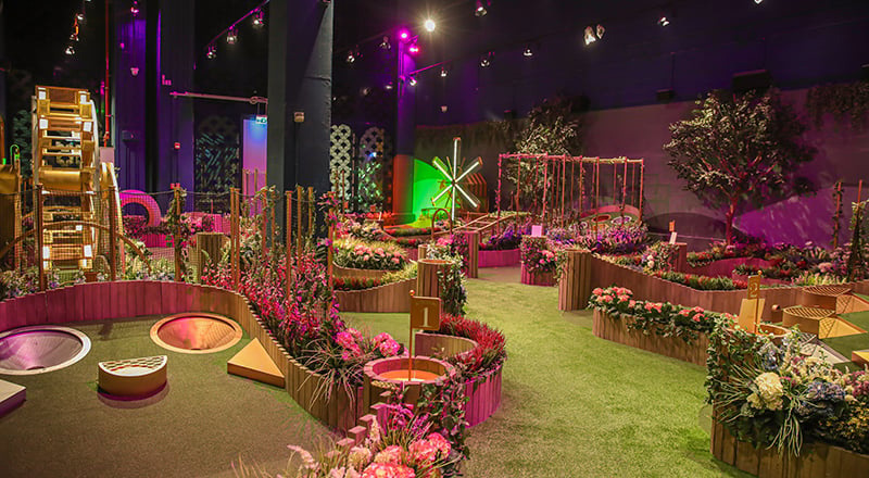 Experience Swingers Crazy Golf in Dubai: Mini Golf Fun on Bluewaters Island