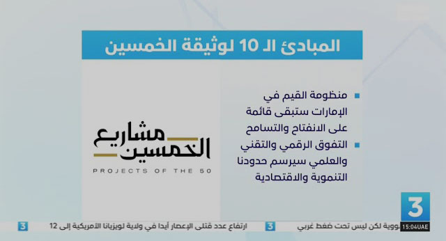 ما هي المبادئ الـ 10 لوثيقة الخمسين؟